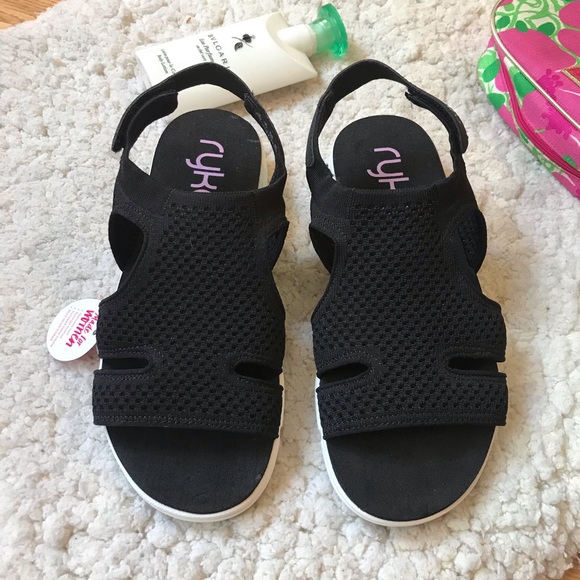 ryka stretch knit sport sandals
